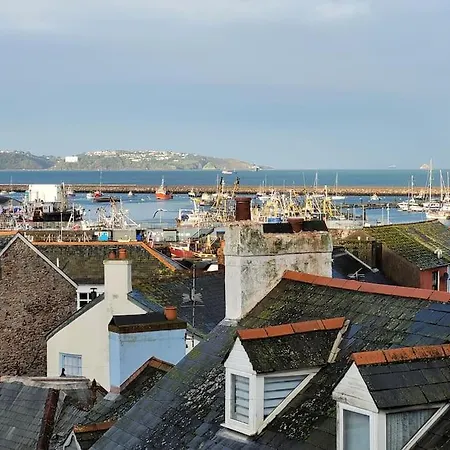 Stunning Penthouse Views To Harbour With Parking. Apartment Brixham Exterior photo