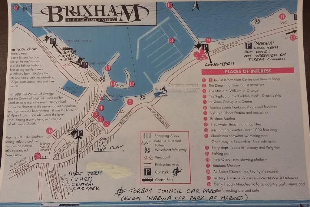 Stunning Penthouse Views To Harbour With Parking. Apartment Brixham